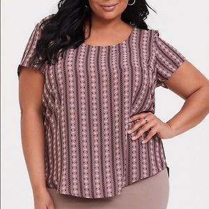 Torrid Dusty Purple Button-Back Blouse